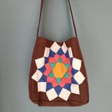 パッチワークトートバッグ（ミニ）