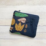 z370●ファスナーポーチ（ミナペルホネン刺繍生地使用の画像