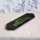 クリの長皿（黒色：鉄媒染）の画像