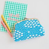 ■がま口通帳ケース / もこもこひつじ■ mina (hj)の画像