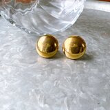 YT47-【 TRIFARI 】トリファリ・ヴィンテージイリング 1960s Gold Tone Roundの画像