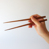 手に馴染むお箸【クリ/拭き漆/23.5㎝】fingerの画像