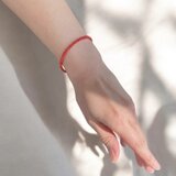 3mm赤珊瑚ブレスレット　PPA0029の画像