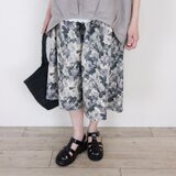 [予約販売] ローズガーデン綿麻タックパンツの画像