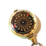 60s Vintage ERNEST BOREL Cocktail Pendant Watch Necklaceの画像