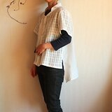 ひらりタックブラウス(ladies L)の画像