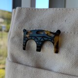 眼鏡橋　本鼈甲ピンブローチのコピーの画像