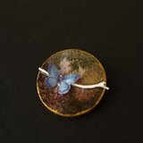 ゴールデンウィークスペシャル＊蝶＊夜桜＊ブローチ＊no.738の画像