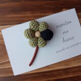 受注作成　お花ブローチ、の画像