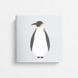 コウテイペンギン丨手のひらサイズの正方形ミニノート丨動物のまなざしシリーズの画像