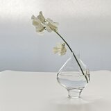 ガラスの一輪挿し　花瓶　フラワーベースの画像