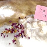 7.8 ct ルース、ルビーとサファイアセットの画像