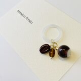 【傘の日を愉しむ】コーヒー好きさんのアンブレラマーカー　贈り物にも　u008の画像