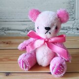 【現品限り】こぎん刺しのパンダのぬいぐるみ　アザレアパンダの画像