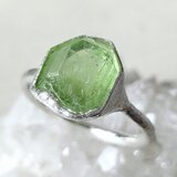 鉱物の表情＊peridot 925 ringの画像
