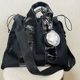 コーデュラの巾着型2wayトートバックの画像