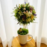 ゴルフを楽しむハリネズミ＊グリーントピアリー