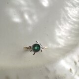 Trapiche Emerald K10 Ringの画像