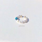 ★Unicorn & Pegasus | Pearl x KYOTO opal | 2way ★イヤーカフ 片耳の画像