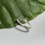 ダイヤモンド　輝くスターダスト　0.11ct　0.7㎜×38pcs　シルバーSV925リングの画像