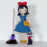 あみぐるみ・魔女・着せ替え お人形さんの画像