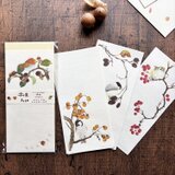 【一筆箋】木の実きのまま-野鳥の画像