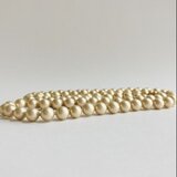 樹脂パール2Wayオールノットロングネックレス/10mm約104cm/ライトゴールド/G/made in japanの画像