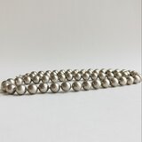 樹脂パールオールノットオペラネックレス/10mm約74cm/オーキッドグレー/made in japanの画像