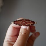 エナメル×ラインストーン　ヴィンテージブローチ　ブロカントのある暮らしの画像