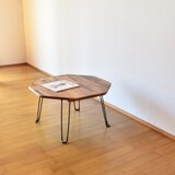 60cmのハチカク幸せローテーブルの画像