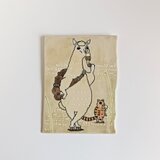 タイルの動物図鑑　アルパカの画像