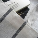 StripeLinen tote＆pouchの画像