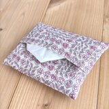 リバティ　リバーシブル仕立て　ポケットティッシュカバー＜SleepingRose＞(スリーピングローズ)の画像
