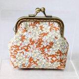 着物から作ったがま口の画像