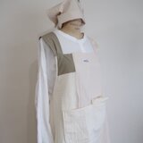 sampleprice★エプロン★バッククロス・コットン・ロング丈・贈り物♡プレゼントの画像
