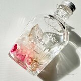 【５月新作】透明感とときめきのハーバリウム　ピンク　ホワイト　インテリア　ギフトの画像