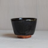 黒釉窯変ぐい呑みの画像
