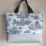 トワルドジュイ*トートバッグ*グレーの画像