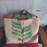 Big Coffee Hemp Bag：大きなコーヒー麻袋バッグ【0864】の画像