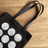 ラフバッグレギュラーサイズ　レザードット　ホワイトの画像