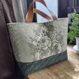 アンティークローズ*トートバッグ*グリーンの画像