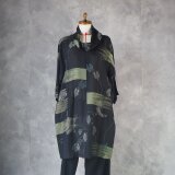 チュニック 紗着物をリメイク　chu0001  / 古布 着物 夏着物 着物リメイク kimonoの画像