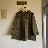 コットンのVネックプルオーバーの画像