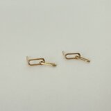 14kgf ◇ クリップチェーンピアス　2 & 2の画像