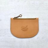 手縫いのレザーコインケース / イタリアンレザー / オリジナルBOX付