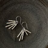 メタリックビーズピアス no.094の画像