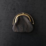 コインケース ＜鹿革墨染＞ 小銭入れの画像