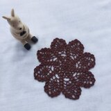 calka コースター ブラウン【11.5cm】の画像