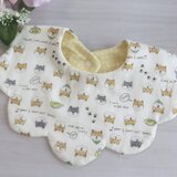 New*ふわふわお花のスタイ*柴犬*しばいぬの画像