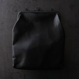 レザーショルダーポーチ　frame porch SHC-31 ＜鹿革黒染＞の画像